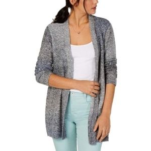 Style & Co. Ombré Open-Front Cardigan, L
